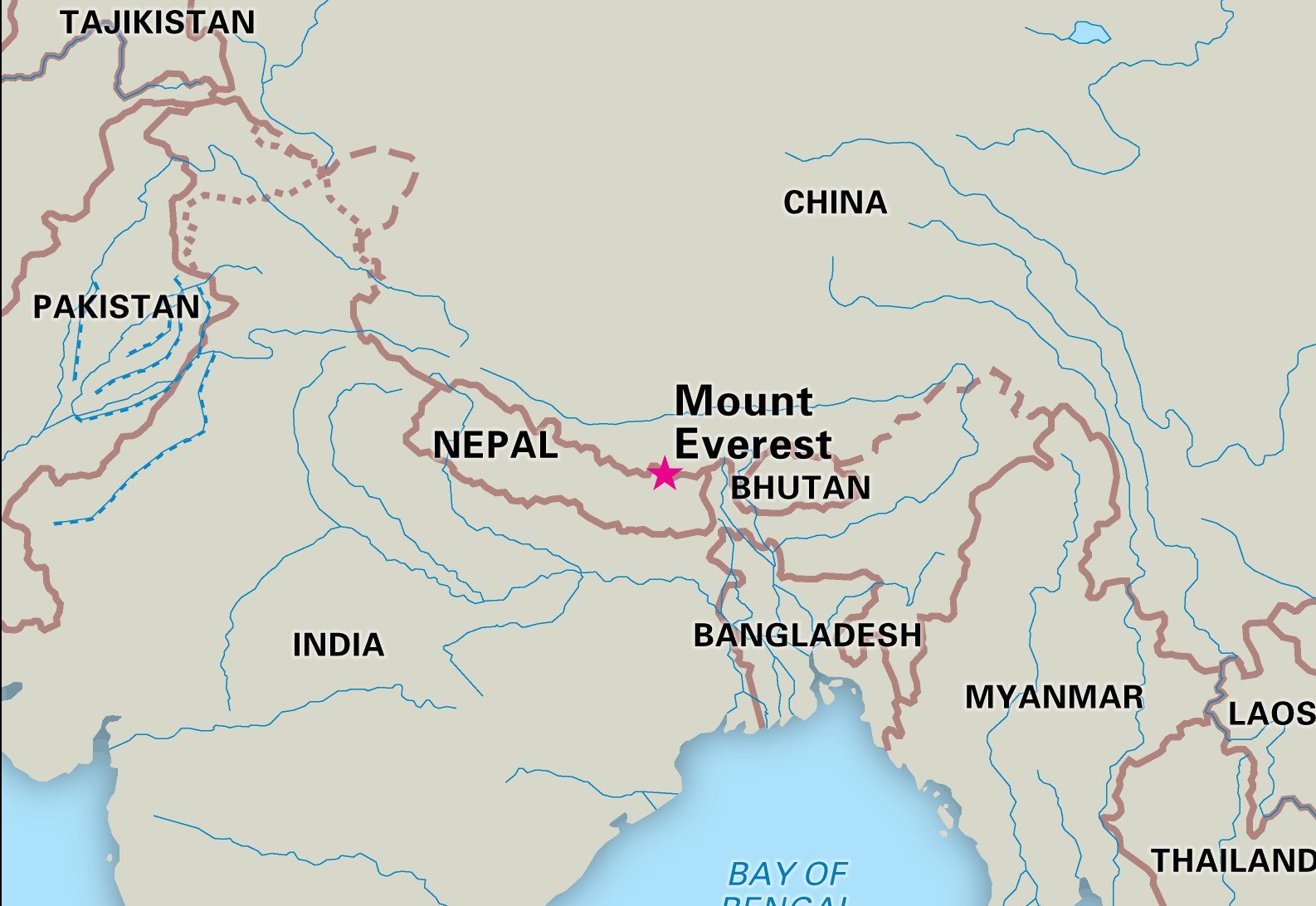 Everest Map 